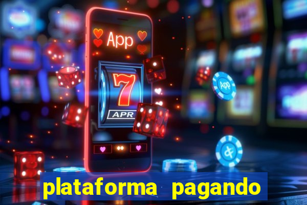 plataforma pagando bonus no cadastro